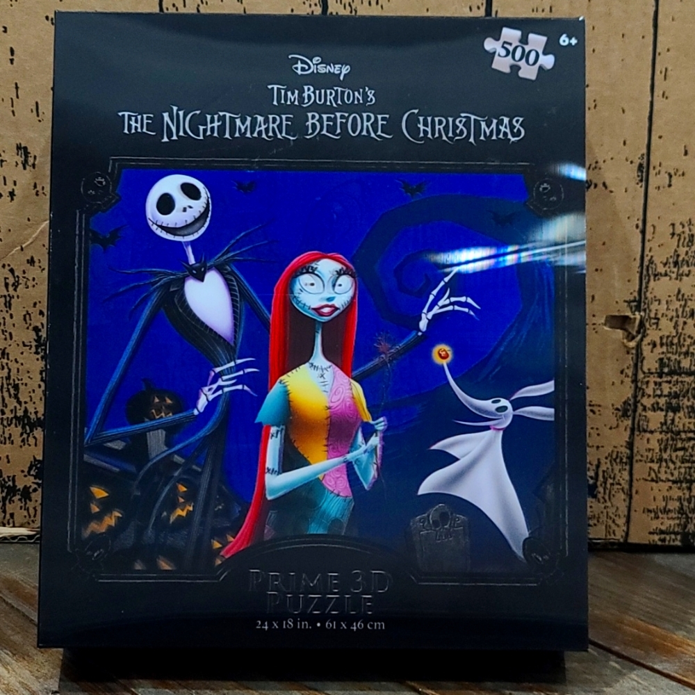 Disney Tim Burton's The Nightmare Before Christmas prime 3D puzzle. 500 peices.